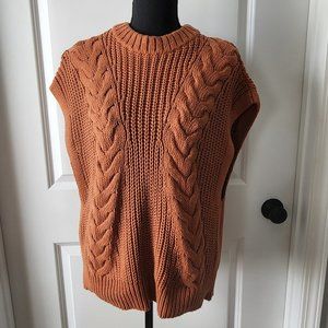 Cable Knit Sweater Vest